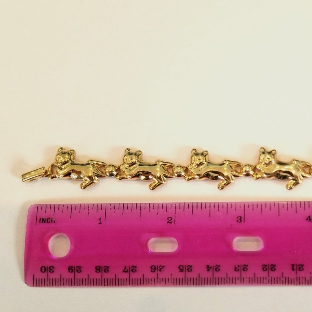 Gold Cat Bracelet